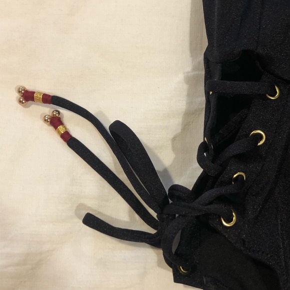 NWT one piece with side ties - Picture 4 of 7